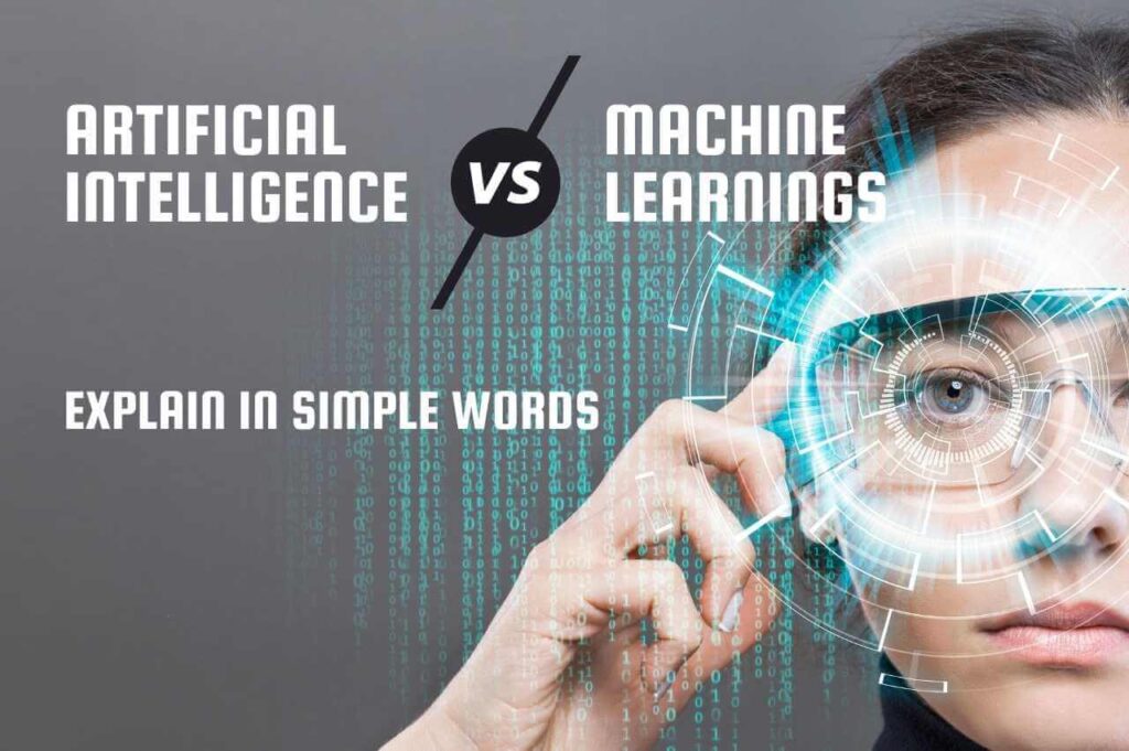 artificial intelligence versus machine learning