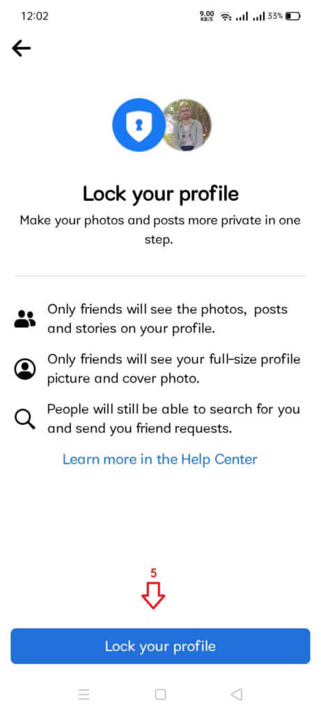 lock your profile
