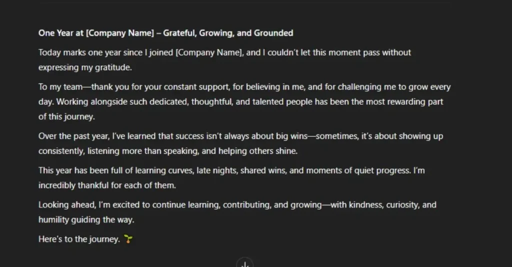 ChatGPT Prompts for LinkedIn prompt response